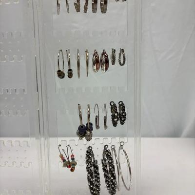 Silver Tone Hoops 