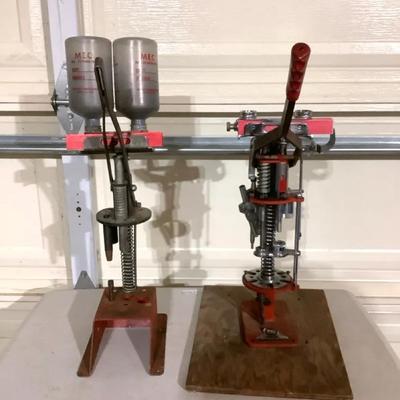 MEC Single-Stage Shotshell Reloading Press w/ Powder & Shot Bottles