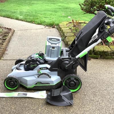 #2 A- EGO Cordless Self-Propelled Lawn Mower – Battery & Charger Included