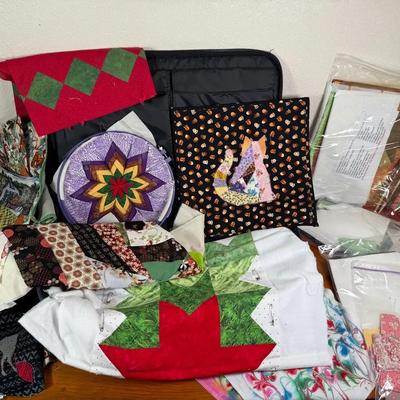 Collection Of Precuts And Partially Completed Projects
