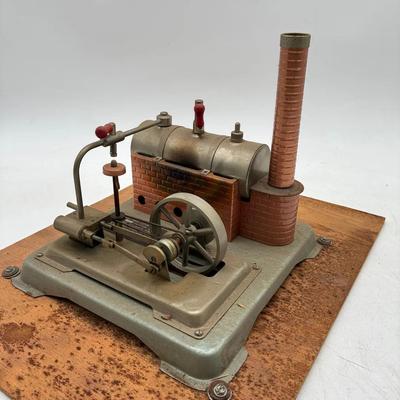 Vintage Jensen Dry Fuel Fired Steam Engine – Brick Boiler Model