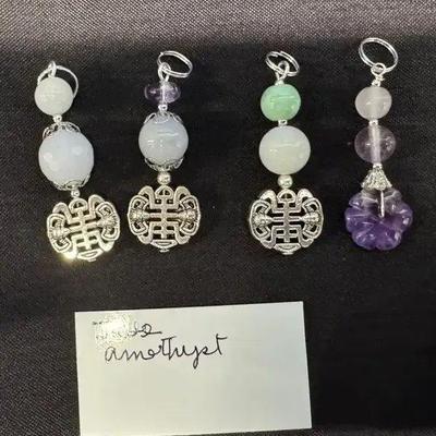 EHE111 - Myrna Lee Chang Jade Amethyst Pendant 