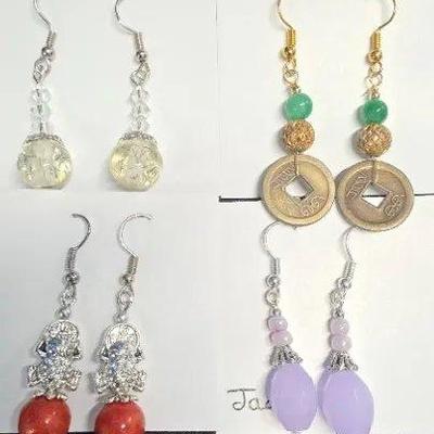 EHE221 - Myrna Lee Chang Dangle Earrings (4)