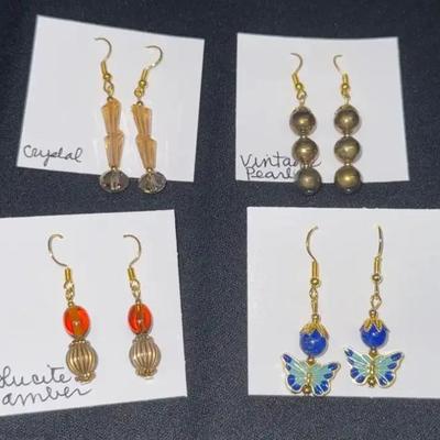EHE209 Myrna Lee Chang Assorted Handcrafted Earrings
