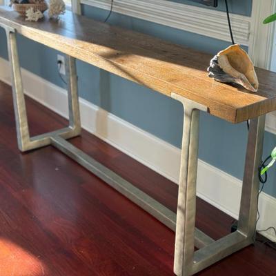 Restoration Hardware Console Table

15"D
72"W
30"H