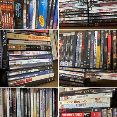 100+ DVDs Some Sealed Lots Of Classic Movie Titles And Episodic Collections