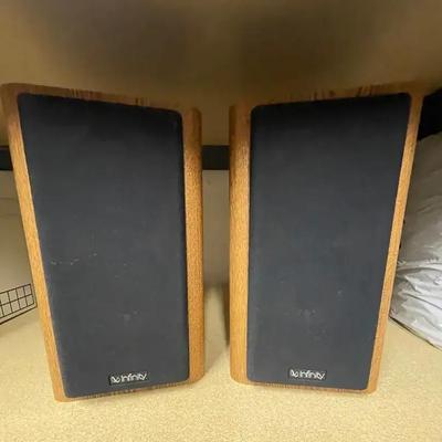 Vintage Infinity RS 1000 Compact 2-Way Bookshelf Speakers Audiophile Dream Excellent Condition 