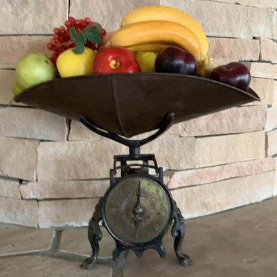 Turnbulls Family Scale and Faux Fruit