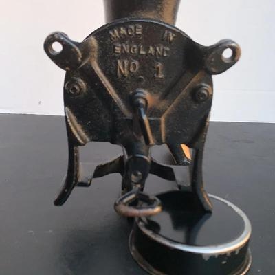 Antique Spong And Co No.1 Cast Iron Coffee Grinder 