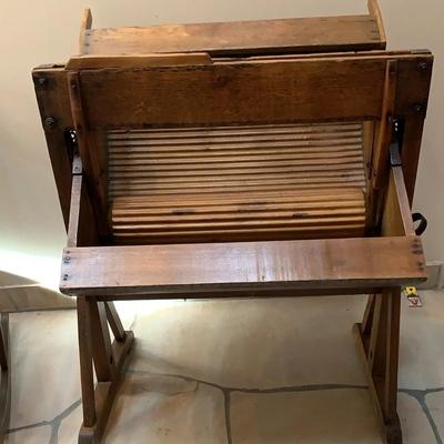 Antique Wooden Washing Machine