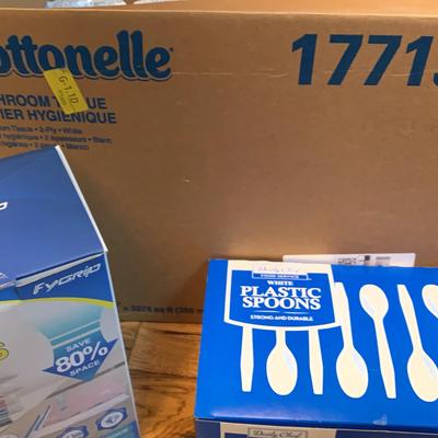 Toilet Paper, Spoons And Vacuum Storage Bags
