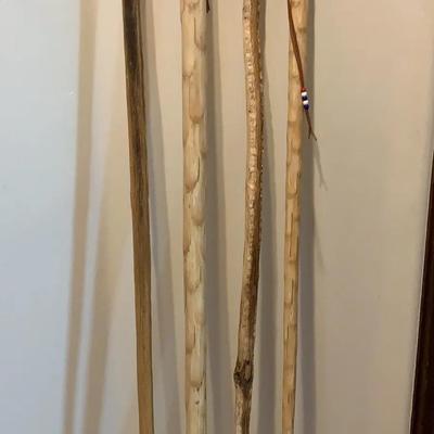Four Walking Sticks 
