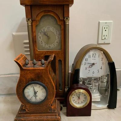 Vintage And Modern Clocks