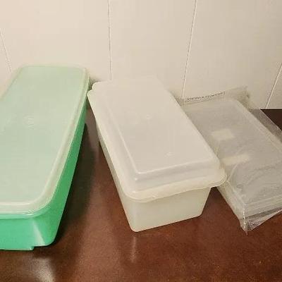 Vintage Tupperware and Bacon Keeper