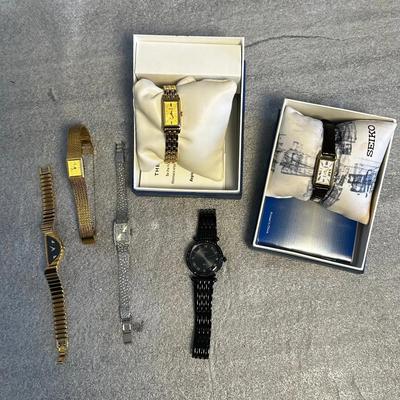 Seiko And Fossil Watch Lot