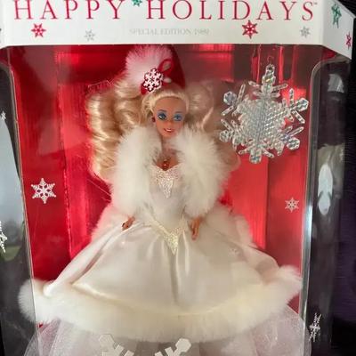 Lot 107:  Special Edition 1989 Happy Holidays Barbie