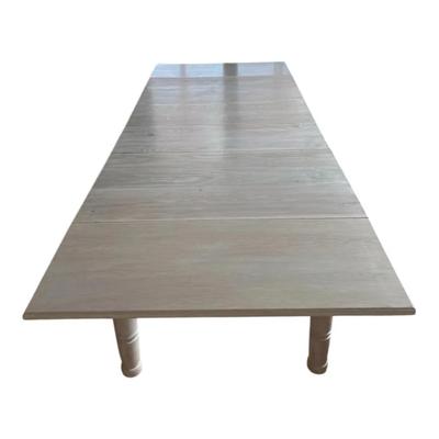 Handmade Oak Drop-leaf Dining Room Table