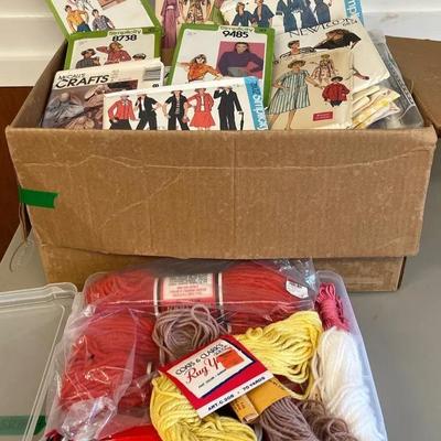 Vintage Patterns, Craft and Sewing Supplies