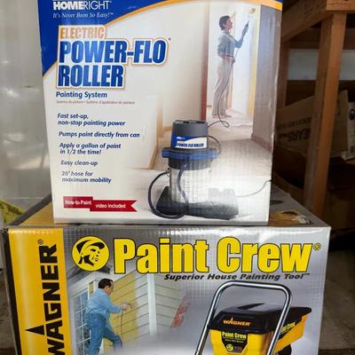 Power Flow Roller And Wagner House Painting Sprayer