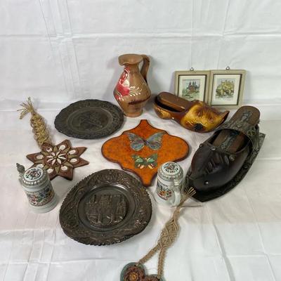 Vintage European Souvenir & Folk Art Décor Lot