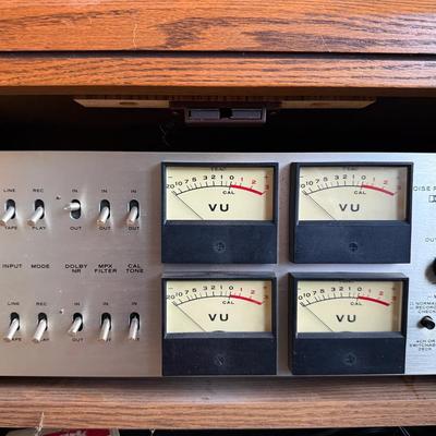 Vintage TEAC AN-300 Noise Reduction Unit w/ Dual VU Meters – Hi-Fi Audio