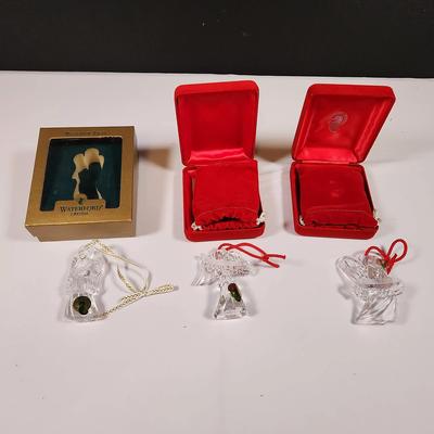 Waterford Crystal Ornament Lot