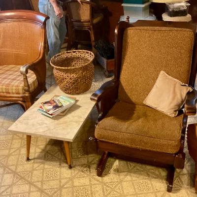 Vintage chair and table