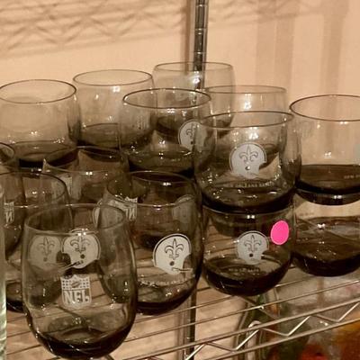 Saints glasses 2 sizes