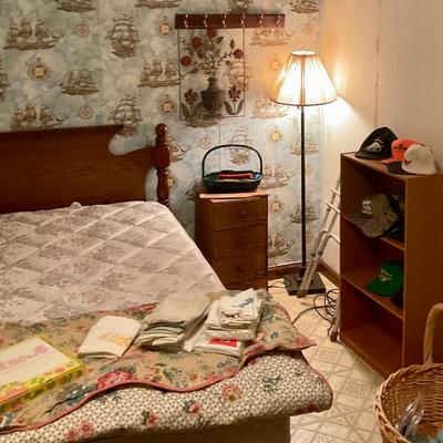 Furniture, bed, shelf, men’s ball caps