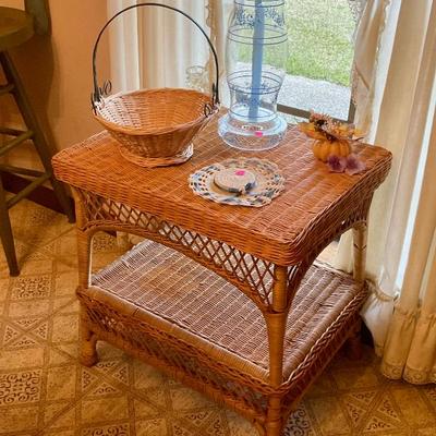 Wicker table