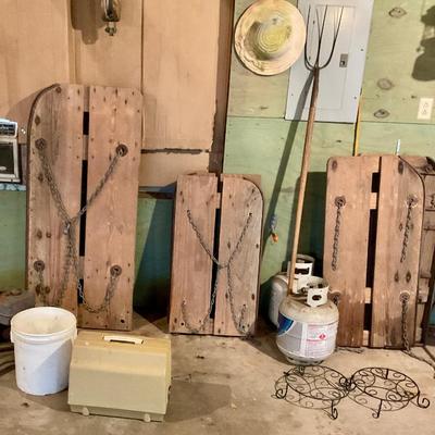 Trawl boards, 3 sets