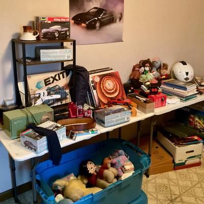 Vintage toys and records