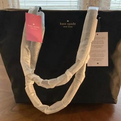 Black Kate Spade Tote Bag