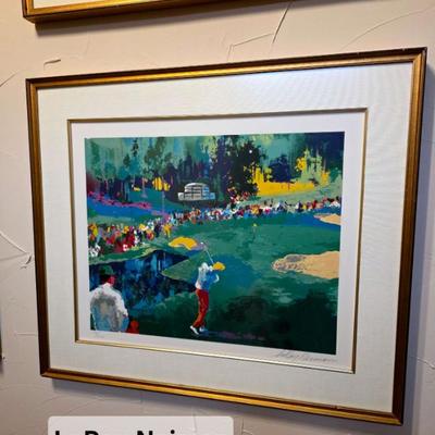 This is one of the four from the "Golf Suite" by LeRoy Neiman.