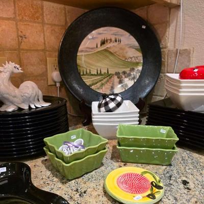 Pier 1 dinnerware and more. 