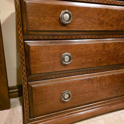 Bernhardt bachelor's chest x 2. Matching king bed, dresser, and footboard bench will be in upcoming photos. 