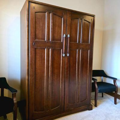 Bernhardt media armoire.