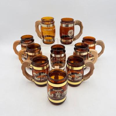 Beer Time - Vintage Siestaware Beer Barrel Mugs From All Over! + Bonus