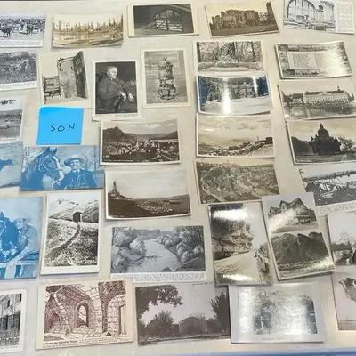 Vintage Black-And-White Postcards