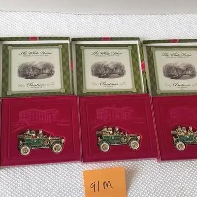 5 White House Ornaments