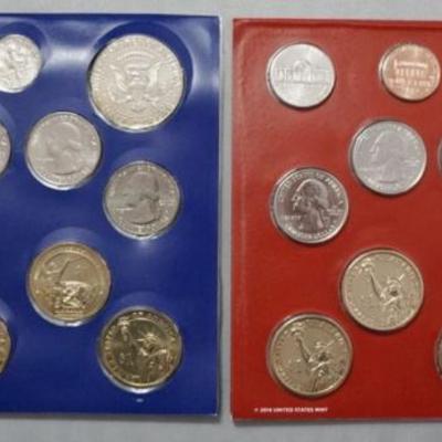 1157	2 - 2015 US MINT UNCIRCULATED COIN SET D & P
