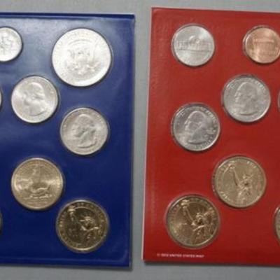 1155	2 - 2013 US MINT UNCIRCULATED COIN SET D & P
