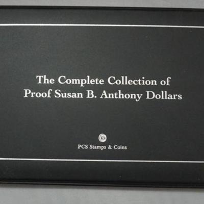 1166	SUSAN BE ANTHONY DOLLARS 1979 S, 1980 S, 1981 S, 1999 P WITH STAMPS
