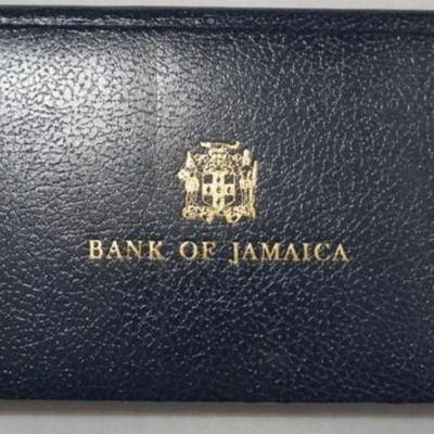 1169	1976 BANK OF JAMAICA BANK NOTE SET, LTD ED FOLDER SN 0094  TWO DIGIT VERY LOW SERIAL NUMBER
