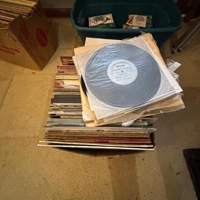 Approximately 400 albums $1/ea