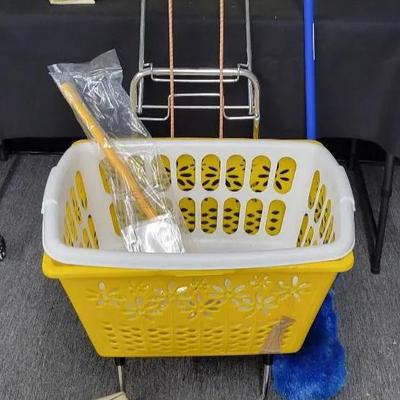New Hurricane Spin Mop, Luggage Trolley, Steamer, Duster, Etc