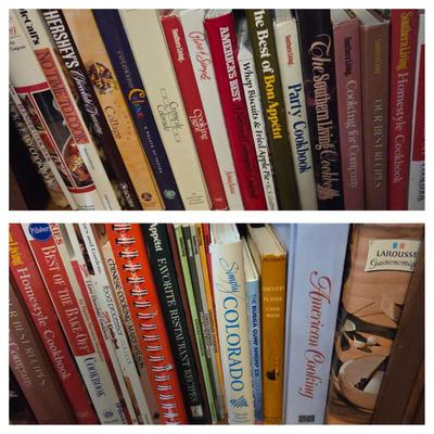 Large Cookbook Collection | Southern Living, Bon Appétit, American & Regional Cooking