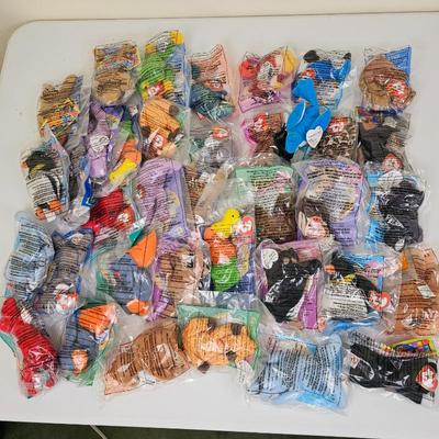 Lot of 37 TY Beanie Babies McDonald's Plush Toys 1990s Original Sealed Collectibles