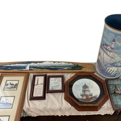 Lighthouse Wall Collection And Umbrella Holder 