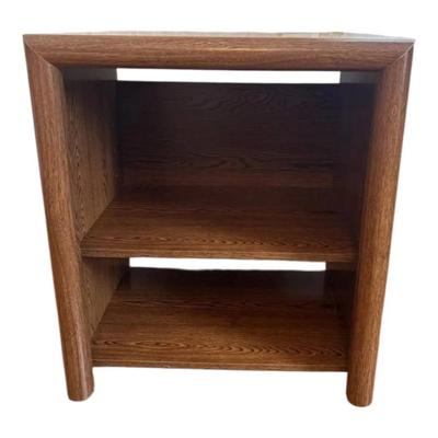 Wooden Rolling Side Table 